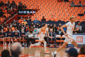 Syracuse was able to push the ball and notch 31 points in transition against Pittsburgh. 